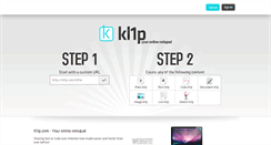 Desktop Screenshot of kl1p.com