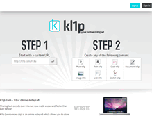 Tablet Screenshot of kl1p.com